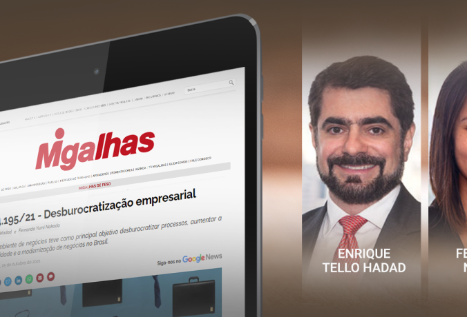 Migalhas: Lei 14.195/21 – Desburocratização empresarial