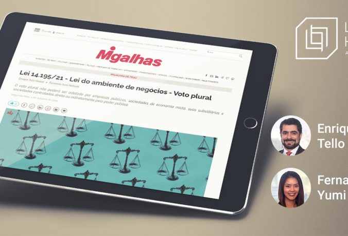 Lei 14.195/21 – Lei do ambiente de negócios – Voto Plural