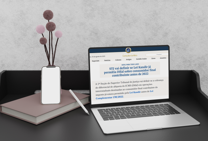 Foi publicada em 23 de agosto de 2025, no portal ConJur, reportagem abordando a movimentação no Superior Tribunal de Justiça (STJ), qu