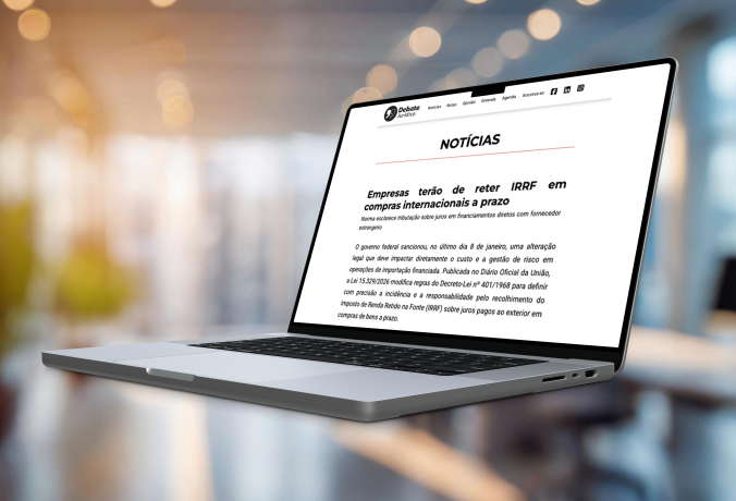 Nova lei obriga empresas a reter IRRF em compras internacionais a prazo